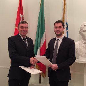 Генеральный директор УК Кластера и Постоянный представитель Республики Татарстан подписали соглашение о сотрудничестве.