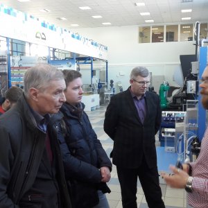 Посещение экспозиции ДВЦ представителями Санкт-Петербургского политехнического  университета Петра Великого.